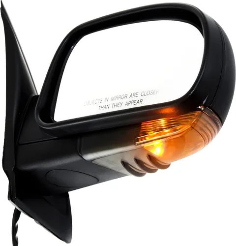 Vista 3 de Kool Vue - Espejo calefactable eléctrico para el lado del pasajero para Chevrolet Trailblazer GMC Envoy 2002-2009 plegado manual con luz de señal