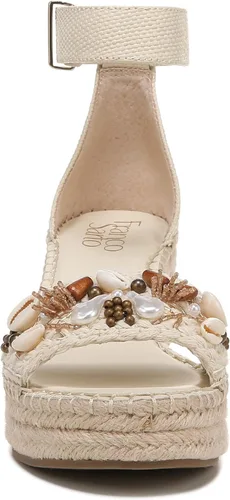 Vista 2 de Franco Sarto Sandalias de cuña Clemens Raffia para mujer Raffia Beige