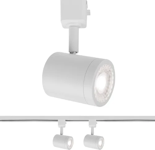 Vista 22 de WAC Lighting Charge 8010 LED Cabezal de Riel Ajustable 5-CCT Seleccionable 9W 865 Lúmenes Totalmente Regulable en Blanco para Riel de 3 Cables