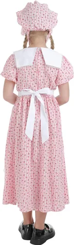 Vista 85 de Nuoqi - Vestidos de pionera para niñas, disfraz colonial