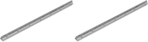 Vista 16 de Alumicolor Regla Métrica de Bolsillo para Arquitecto de Aluminio, 15CM, Negro