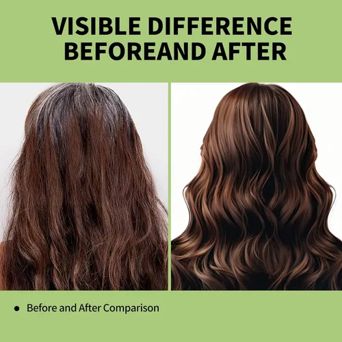 Vista 4 de SEVICH Champú de tinte para el cabello de ginseng 5 en 1 para mujeres y hombres Tratamiento de depósito de color 10 sobres de un solo uso