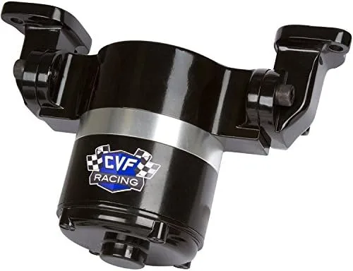 Vista 3 de Bomba de agua eléctrica Chevy Small Block - 35 GPM, aluminio negro, 283, 327, 350, 400, SBC