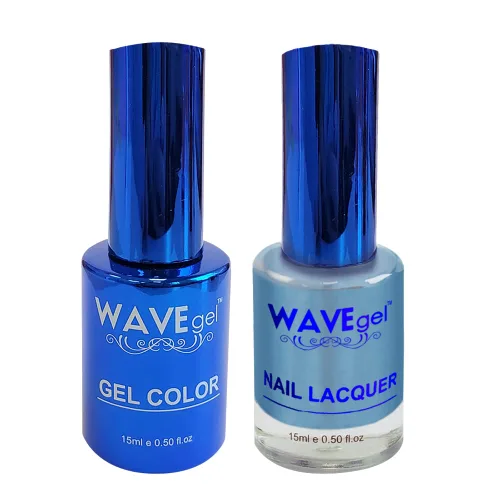 Vista 30 de WAVEGEL - Juego dúo de gel y esmalte de uñas a juego - Colección Royal - #001 ¡Blanco sobre blanco! I 0.5 onzas