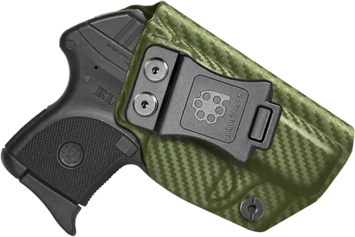 Vista 15 de Amberide IWB Kydex Holster for Ruger LCP .380, Concealed Carry, No Optic/No Laser, Adjustable Cant, Posi-Click Retention, Made in USA