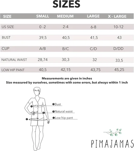 Vista 3 de Pimajamas Conjuntos de pijamas para mujer. Súper suave, fabricado con 100% algodón Pima peruano. Conjuntos de ropa de descanso para mujer, pijamas