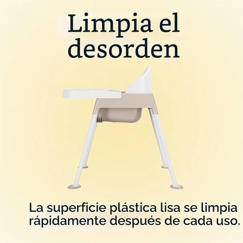 Vista 2 de Foundations Secure Sitter - Silla de alimentación de altura ajustable de 7 a 13 pulgadas, 1 paquete, pies estables "sin punta", arnés ajustable de 3