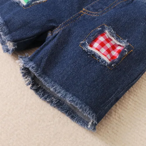 Vista 6 de Moonker Conjunto de 2 piezas de ropa de verano para bebés y niñas pequeñas con camiseta y pantalones cortos