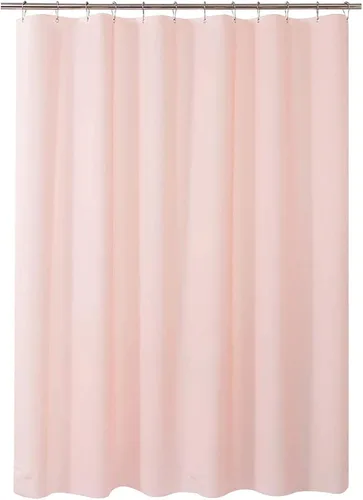 Vista 48 de AmazerBath Cortina de ducha larga de 36 x 84 pulgadas, cortina de ducha transparente de PEVA grueso resistente, cortina estrecha con 2 piedras