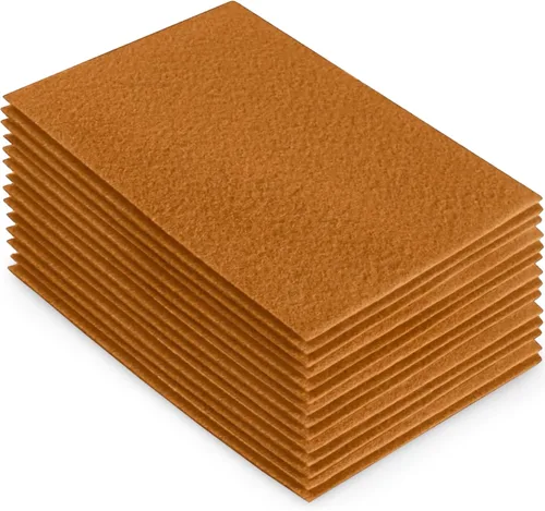Vista 186 de FabricLA Hojas de fieltro acrílico para manualidades, cuadrados de fieltro precortados suaves de 4 x 4 pulgadas (3.9 in x 3.9 in), utiliza hojas