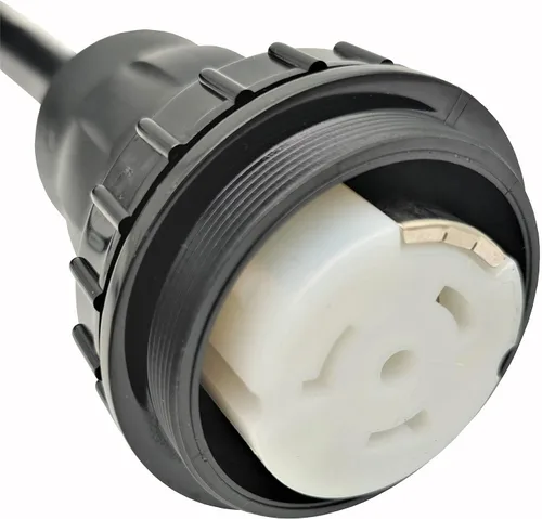 Vista 4 de Parkworld Adaptador de cable de extensión RV 30A a Marine Shore Power 50A TT-30P a SS2-50R (4 pies)