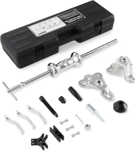 Vista 10 de Orion Motor Tech - Juego de extractor de martillo deslizante de 9 vías, extractor del cojinete de la llanta frontal y kit de herramientas