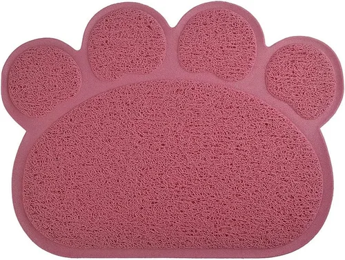Vista 11 de DM Tapete grande en forma de pata, para caja de arena para gatos, 23.5 x 17.5 pulgadas