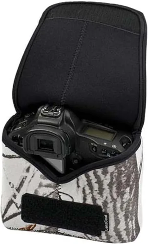 Vista 8 de LensCoat BodyBag Pro neopreno protección cámara cuerpo bolsa cas (negro) Protección DSLR de neopreno con ajuste seguro y resistencia a