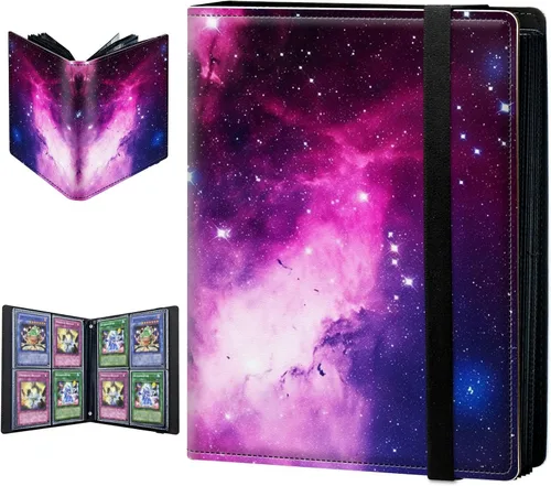 Vista 27 de Carpeta para tarjetas intercambiables, 4 bolsillos para tarjetas intercambiables, 160 bolsillos de doble cara, funda para tarjetas
