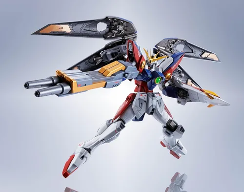 Vista 4 de TAMASHII NATIONS - Nuevo informe móvil Gundam Wing - Wing Gundam Zero, Bandai Spirits Metal Robot Spirits Coleccionable Gundam Universe New Mobile