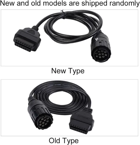 Vista 2 de Generic Generickyigvhom9r - Cable adaptador OBD2 de 10 pines a 16 pines OBD2, cable de diagnóstico para motocicleta ICOMD