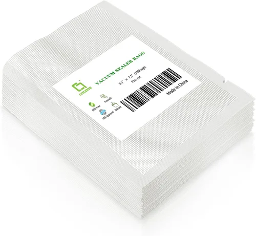 Vista 24 de CANLENPK - Bolsas de sellado al vacío de 3.5 x 4.7 pulgadas, bolsa selladora al vacío de alimentos pequeños, sellado de comida, aperitivos, frutas