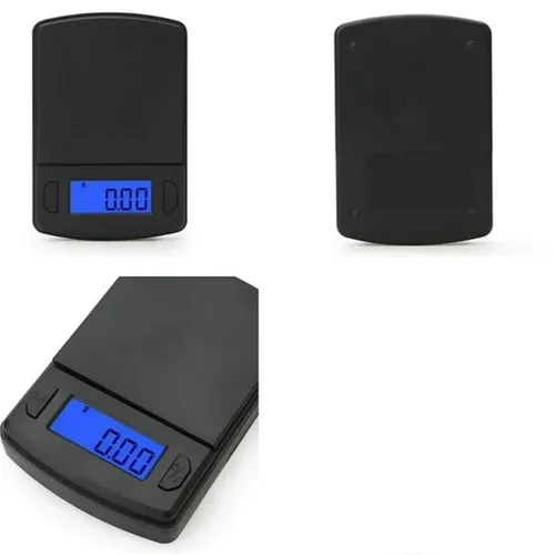 Vista 4 de Báscula digital de cocina, báscula digital de bolsillo, precisión 0.00 oz miligramo, mini báscula de joyería, báscula electrónica, gramos, pantalla