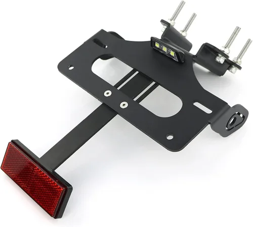 Vista 3 de Soporte protector de matrícula para motocicleta con eliminador de guardabarros trasero ligero para Yamaha MT-07 FZ-07 MT07 FZ07 FZ07 2014-2017 2018