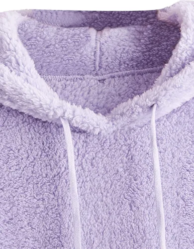 Vista 3 de SweatyRocks Sudadera de manga larga con bloques de color para mujer