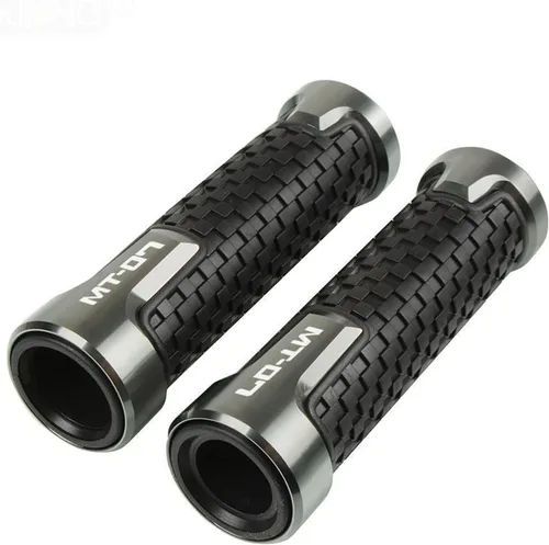 Vista 11 de 7/8 ''0.866 in motocicleta goma mano agarre barra manillar para Yamaha MT07 FZ07 Mt-07 Fz-07 2014 2015 2016 2017 2018 2019