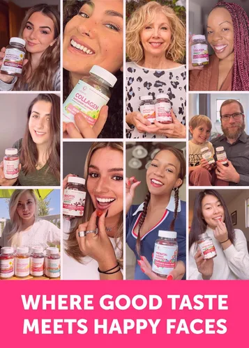 Vista 5 de Lunakai Paquete de gomitas de colágeno y saúco, suplementos antienvejecimiento para hombres y mujeres, apoyo inmunológico para adultos y niños