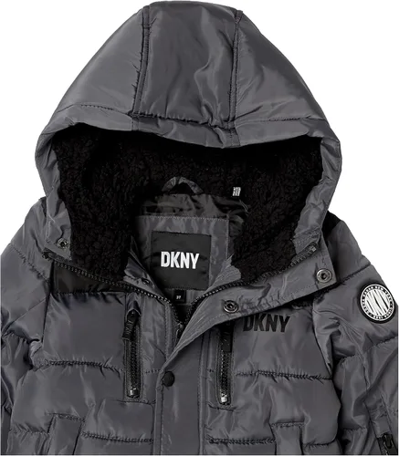 Vista 5 de DKNY Chaqueta acolchada clásica con aislamiento para niños