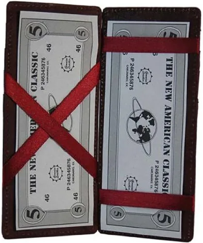 Vista 7 de MARSHAL Billetera mágica para hombre minimalista con tarjetero de crédito delgado #420CF