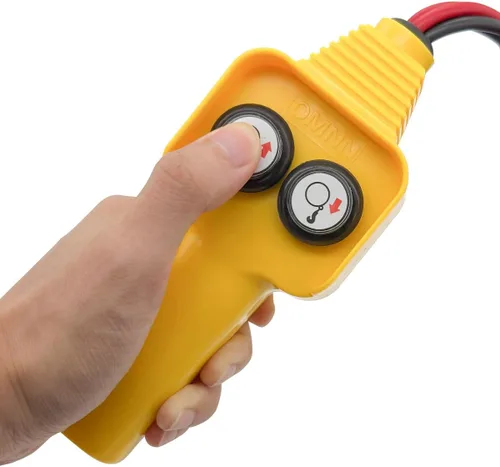Vista 5 de AUCELI Controlador de cabrestante, conjunto de control manual del cabrestante, controlador con cable de cabrestante estilo botón para tirar
