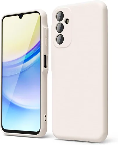 Vista 78 de oakxco Funda para teléfono Samsung Galaxy A12 con agarre de silicona líquida, linda delgada fina suave cubierta de gel de goma TPU lisa para mujeres