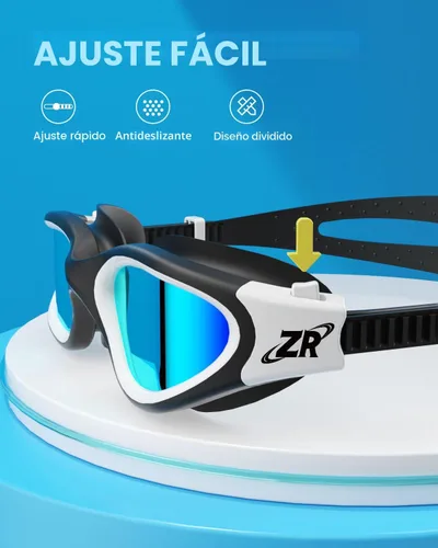Vista 6 de ZIONOR Gafas de natación para niños, G1 MINI con protección UV, polarizadas, antivaho, para edades de 6 a 14 años Glare-Reducing Polarized Lenses
