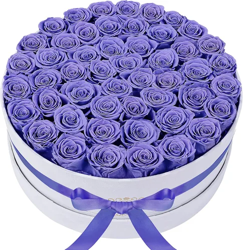 Vista 32 de Perfectione Roses 27 Rosas en una Caja, Rosa del Día de la Madre, Flores Preservadas para Ella, Flores para Entrega, Regalos de Cumpleaños
