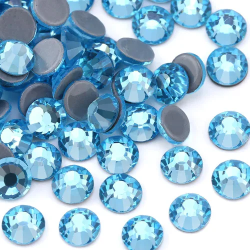 Vista 30 de Jollin Hot Fix - Diamantes de imitación de cristal con parte trasera plana, gemas de diamantes de imitación de 0.079 pulgadas