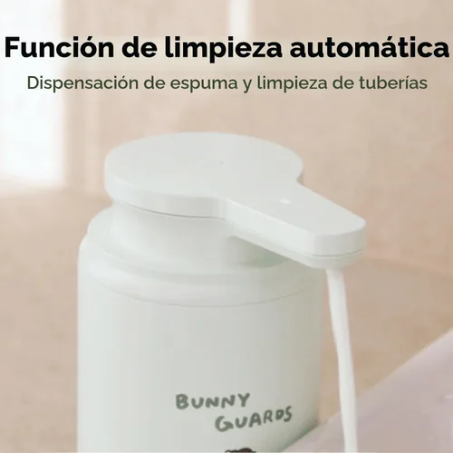 Vista 7 de mooas Happy Buddy Artist Edition Dispensador de jabón automático marfil (Go Fetch!)