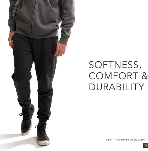 Vista 5 de Holloway Mens Atletic Fleece Sweatpants Negro