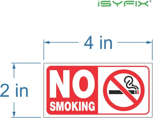 Vista 2 de iSYFIX Adhesivo adhesivo para edificios, paquete de 6 unidades de 4 x 2 pulgadas, vinilo autoadhesivo de alta calidad, laminado para resistencia a