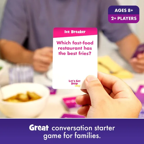 Vista 2 de What DO You Meme? Let's Get Deep Family Edition - Tarjetas de conversación familiar - Juegos de cartas para conocerse