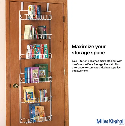 Vista 6 de Organizador Miles Kimball para puerta de cocina, almacenamiento
