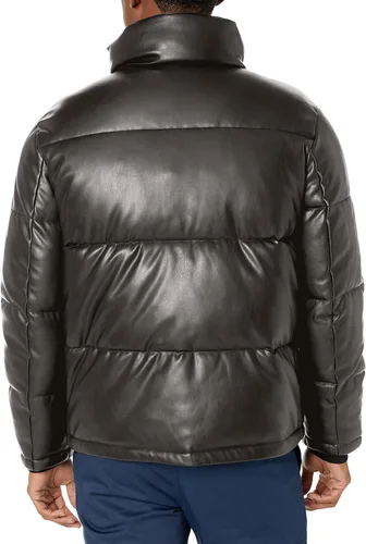 Vista 3 de Calvin Klein Acolchado clásico de piel sintética para hombre