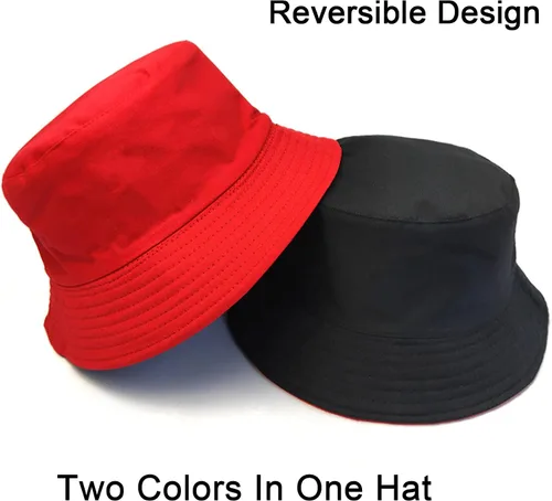 Vista 2 de PFFY Bucket Hat for Women Men Cotton Summer Sun Beach Fishing Cap