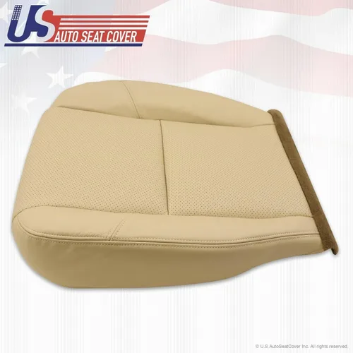 Vista 3 de 2007 2008 para Cadillac Escalade Cubierta de asiento de cuero inferior derecha perforada marrón
