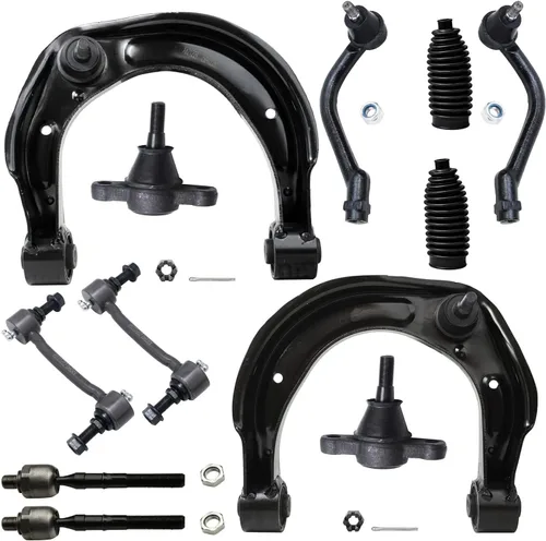Vista 37 de Detroit Axle - Kit de extremo de 12 piezas para Ford Explorer Mercury Mountaineer 1998-2001 1999 2000, 2 brazos de control delanteros superiores
