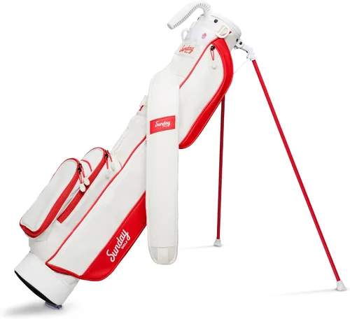 Vista 13 de The Original Sunday Golf Loma Bag - Bolsa de golf ligera con correa y soporte, fácil de transportar bolsa de pie para campo de prácticas, par 3