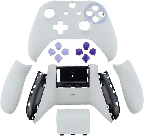 Vista 3 de eXtremeRate Classics SNES Style Soft Touch Front - Carcasa de repuesto para mando Xbox One S X y Xbox One X (modelo 1708)