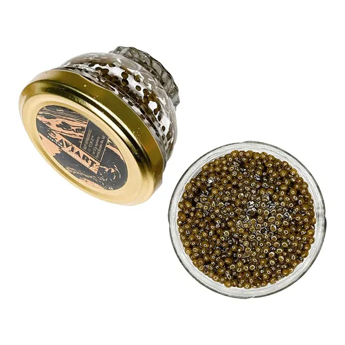 Vista 5 de Ossetra Caviar, Caviart Supreme Sturgeon Huevas 2 oz 2.05 oz