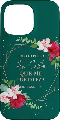 Vista 21 de Regalos Mujer Cristiana Español Versículos de la Biblia Español Funda para iPhone 17