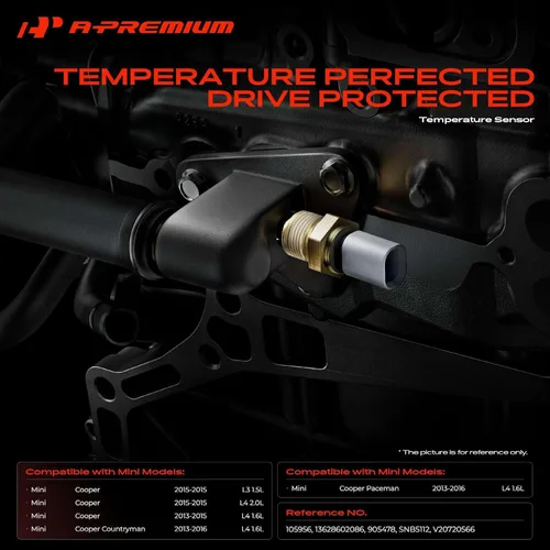 Vista 2 de A-Premium Sensor de temperatura del refrigerante del motor compatible con Mini