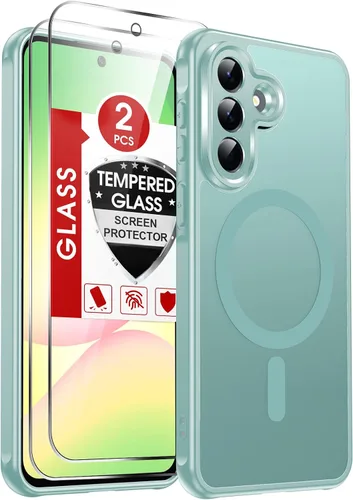 Vista 214 de LeYi Funda para teléfono Samsung-S23: protector de pantalla e imán MagSafe Púrpura