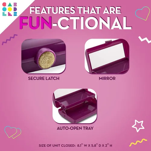 Vista 5 de Estuche Caboodles Take-It Tote Violeta